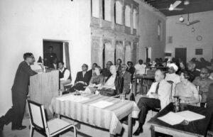 Seminar on Indian Temple Architecture, Rewa Palace, Varanasi, Uttar Pradesh, September, 1967.